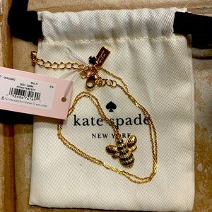 Kate Spade bumblebee necklace NWT